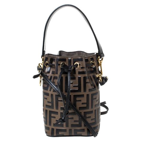 fendi drawstring bag|fendi leather bucket bag.